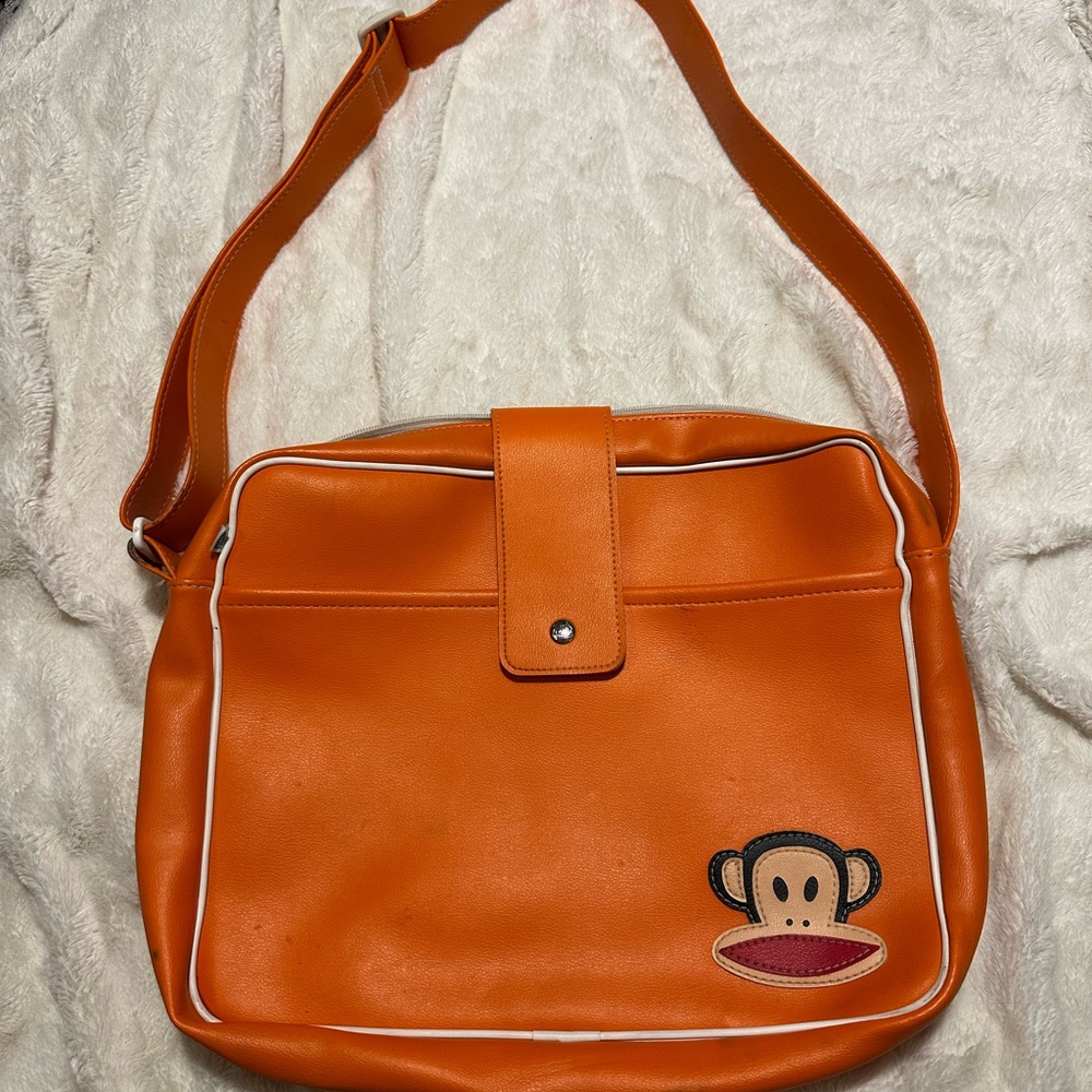 Paul Frank Vintage Y2K Orange Messenger Bag